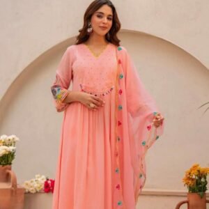 BEAUTIFUL COTTON KURTI PANT AND DUPATTA
