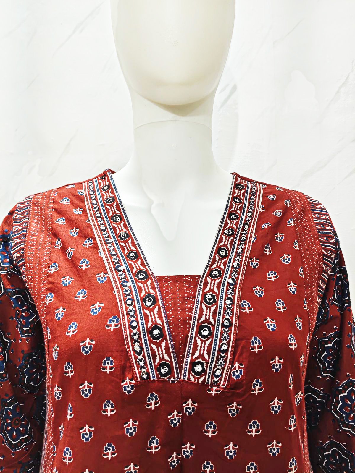 60x60 Pure Cotton Suit Set | Stylish Printed Kurti Pant and duppata - Image 5